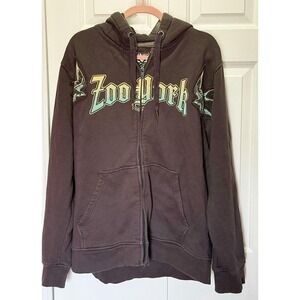 Vintage Zoo York 1993 Hooded Jacket In Size XL, Length 28" PTP 23"